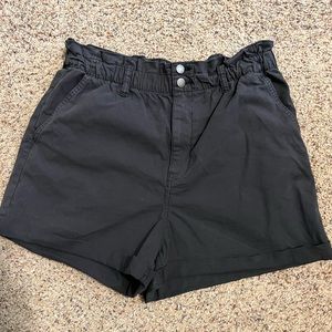 Women’s black high waisted shorts